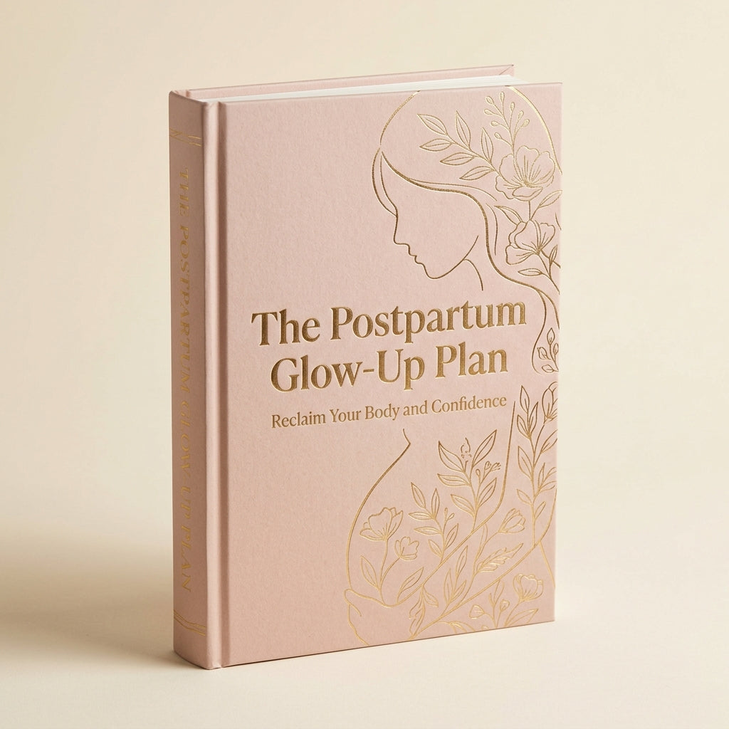 The Postpartum Glow-Up Plan book cover